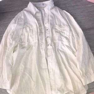 TheLifestyleco off white blouse NWOT